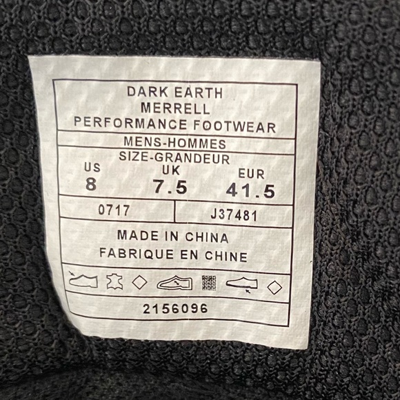 Men’s Merrell Moab Fst Ltr Mid Waterproof Boots Dark Earth 8 - Picture 4 of 7